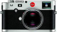 Leica M (Typ 240) in silber mit Summicron m 50mm von vorne