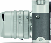 Leica M10-P (Typ 3656) als Ghost Edition for Hodinkee in grau mit Summilux M 35mm von links