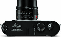 Leica M10-P (Typ 3656) in schwarz mit Summicron M 50mm von oben