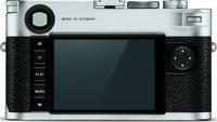 Leica M10-P (Typ 3656) in silber von hinten