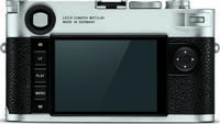 Leica M10 (Typ 3656) in silber von hinten