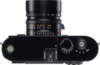 Leica M8.2 in schwarz mit Summicron m 50mm von oben