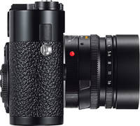 Leica M8.2 in schwarz mit Summicron m 50mm von rechts
