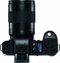 Leica SL2-S (Typ 9584) in schwarz mit APO Summicron 50mm f2 von oben