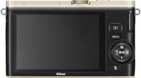 Nikon 1 J3 in beige von hinten Nikon 1 J3 in beige von hinten