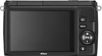Nikon 1 S1 in schwarz von hinten