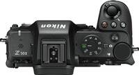 Nikon Z50 II in schwarz von oben