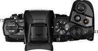 OM System OM-D E-M1 in schwarz von oben