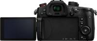 Panasonic Lumix DC-GH5S in schwarz mit Klappdisplay von hinten