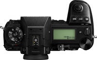 Panasonic Lumix DC-S1R in schwarz von oben Panasonic Lumix DC-S1R in schwarz von oben
