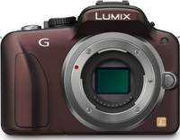 Panasonic Lumix DMC-G3 in braun von vorne
