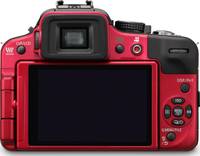 Panasonic Lumix DMC-G3 in rot von hinten