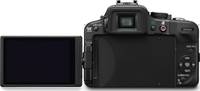 Panasonic Lumix DMC-G3 in schwarz mit Klappdisplay von hinten