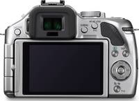 Panasonic Lumix DMC-G5 in silber von hinten Panasonic Lumix DMC-G5 in silber von hinten