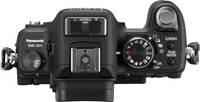 Panasonic Lumix DMC-GH1 in schwarz von oben