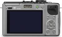 Panasonic Lumix DMC-GX1 in silber von hinten
