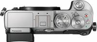 Panasonic Lumix DMC-GX8 in silber von oben Panasonic Lumix DMC-GX8 in silber von oben