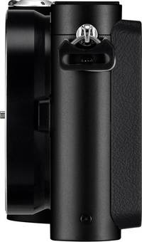 Samsung NX200 in schwarz von links Samsung NX200 in schwarz von links