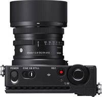 Sigma fp in schwarz mit 45mm f28 von oben Sigma fp in schwarz mit 45mm f28 von oben