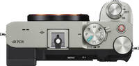 Sony Alpha 7CR in silber von oben