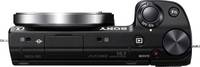 Sony Alpha NEX-5R in schwarz von oben