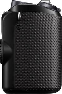 Sony Alpha NEX-5R in schwarz von rechts