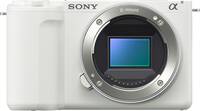 Sony Alpha ZV-E10 II in weiß von vorne